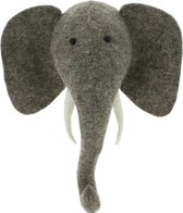 Fiona Walker England Animal Head | Mini Elephant Head | Wanddecoratie Mini Olifantenkop | Dierenkop Kinderkamer