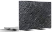 Laptop sticker - 13.3 inch - Natuursteen - Industrieel - Leisteen - Structuur - Grijs - 31x22,5cm - Laptopstickers - Laptop skin - Cover