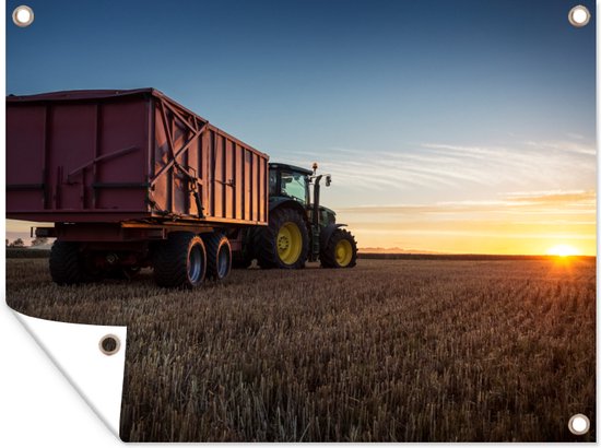 Poster Toile Tracteur 50x75 Cm Sans Cadre - Impression Haute Résolution, Résistante Aux UV, Déco Moderne - 6