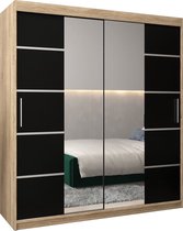 Sonoma Eik + Zwart Mat