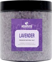 Aquatural Lavendel Premium Salt Crystal Mix - Aroma Therapie Badzout - ontspannend - kalmerend - goede nachtust