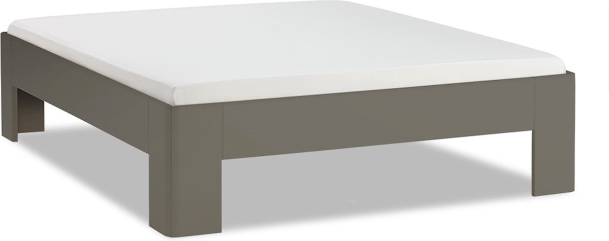 B Bright Fresh 450 Bed 160 x 220 cm - Bedframe Antraciet - Bedombouw - Instaphoogte: 45cm - Tweepersoonsbedden