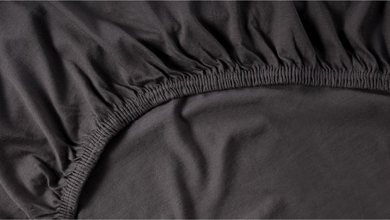 Cinderella Hoeslaken - Topper - Jersey - 180x200 /210 cm - Tot 15 cm matrashoogte - Antraciet van Merkloos — afbeelding 2