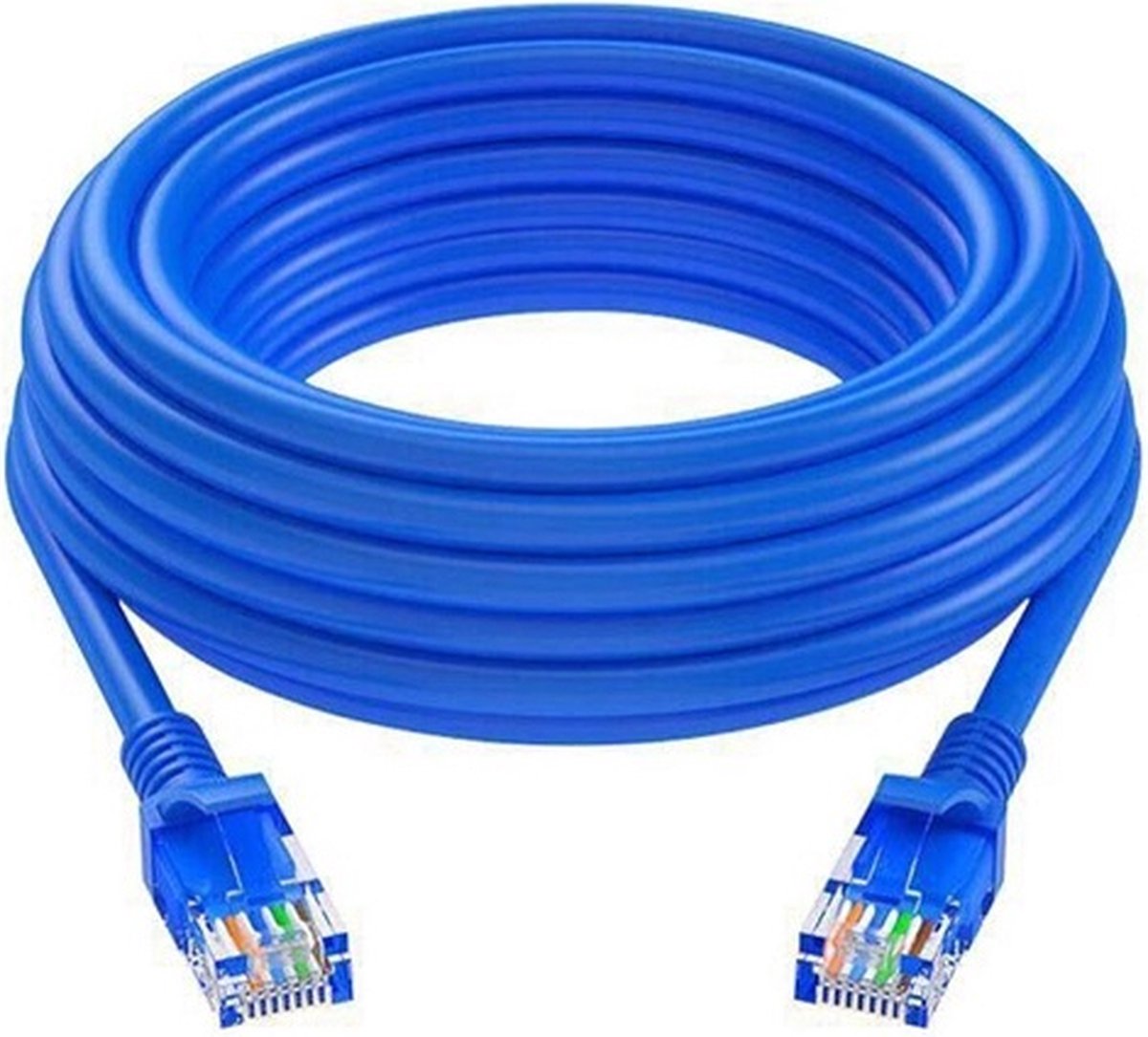 LuxeBass internetkabel - 3 meter - blauw - CAT5e UTP RJ45