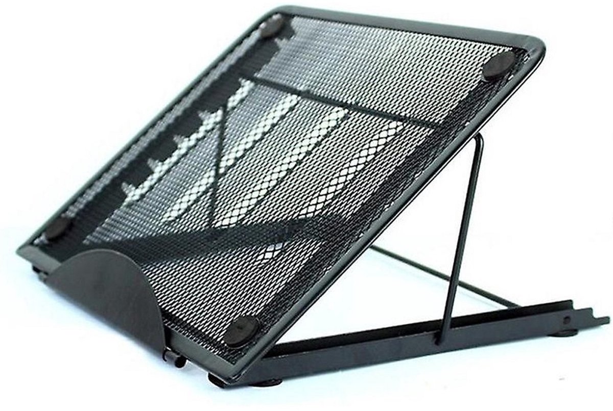 LuxeBass (zwart) Standaard Statief Houder voor Tablet Boek en Laptop | Universeel en Multifunctioneel - LB493