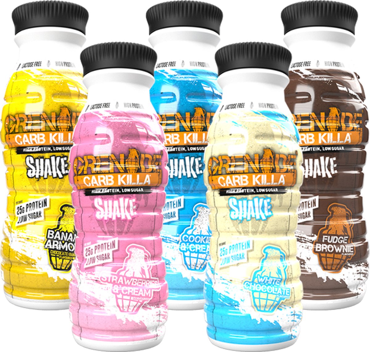 Grenade | Mix Proteine Shake | Voordeelpakket | 5 x 330 ml | Snel afvallen zonder poespas!