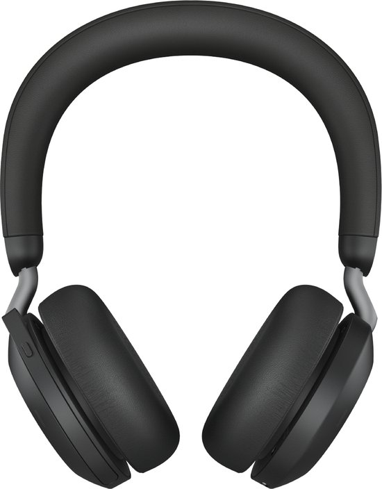 Jabra Evolve2 75 Headset Bedraad en draadloos Hoofdband Kantoor/callcenter USB Type-C Bluetooth Zwart