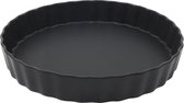 Taartvorm keramiek Ø25cm mat zwart in doos