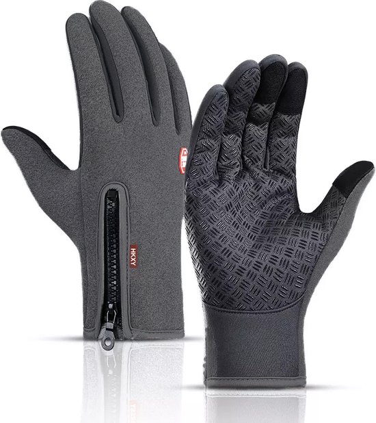 Fietshandschoenen Winter - Handschoenen - Sport handschoenen Met Rits -  Touchscreen... | bol.com