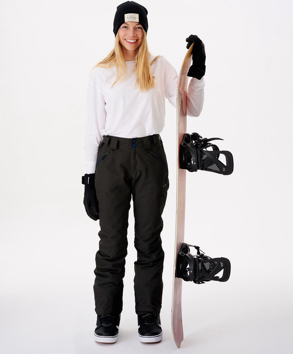 Rip Curl Dames Snowboard Broek Rider High Waist Pant - Washed Black