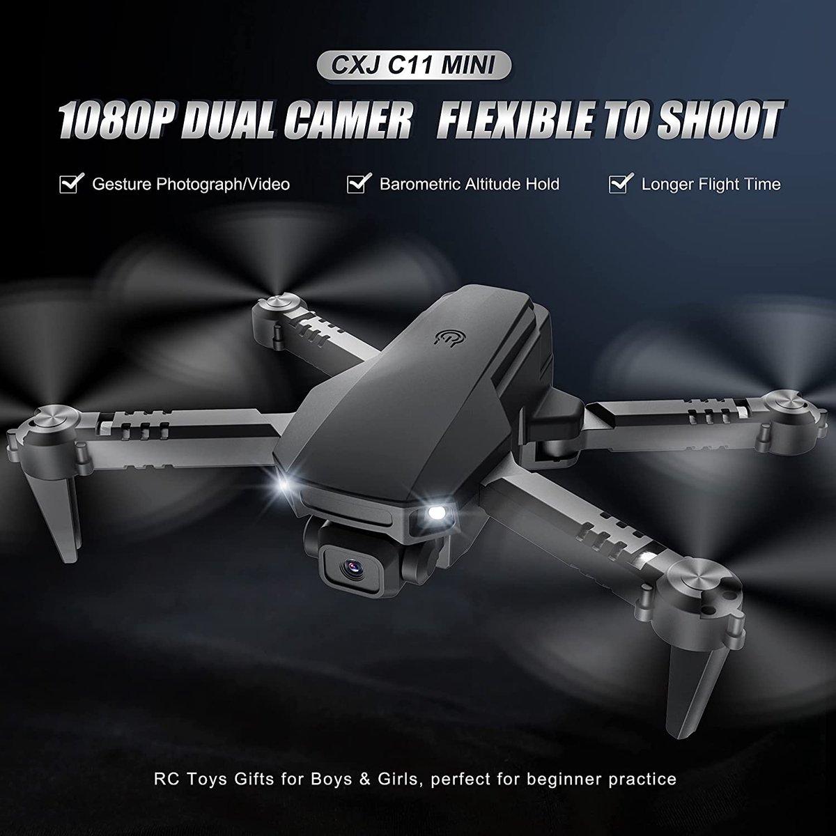 Drone Logivision E88 avec caméra 4K - Drone avec caméra extérieure