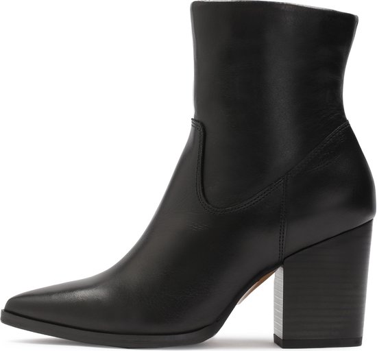 Dames Studded Veterlaarzen tot de Middenkuit met Lage Hak en Vintage A