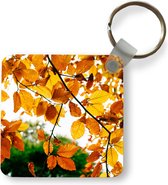 Porte-clés - Cadeaux à distribuer - Feuilles d'automne - Arbre - Rural - Plastique