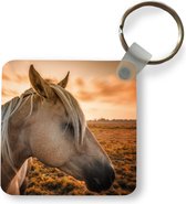 Sleutelhanger - Uitdeelcadeautjes - Paard - Dieren - Portret - Plastic