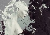 Fotobehangkoning - Behang - Vliesbehang - Fotobehang - Boundless Love - Kunst - Liefde - 250 x 175 cm