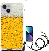 Telefoonhoesje Geschikt voor iPhone 14 Hippe Hoesjes met transparante rand Bier