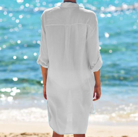 Strandjurkje - oversized - bikini coverup, beach dress, Bohemieen blouse  jurk -... | bol.com