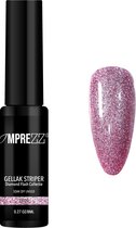 IMPREZZ® Gellak Striper DF09 Diamond Flash Roze Hologram Glitter 8 ML
