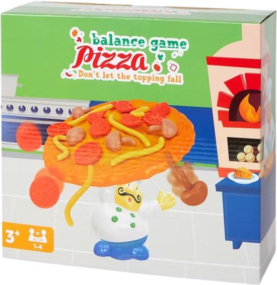 Balans Spel Pizza - 3 + - 1 tot 4 Spelers - Spelletje - Spellen - Familie  spel - Pizza... | bol.com