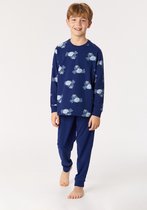 Pyjama garçon Woody - bleu foncé avec imprimé mouton all-over - 222-1-PZL-Z/917  -... | bol.com