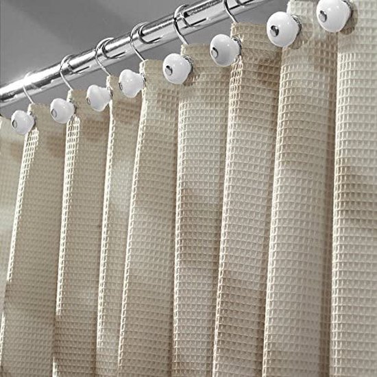 Douchegordijn Sealskin Bath & Shower Polyester Ecru (180 x 200 cm