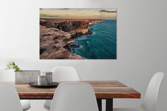 Tableau sur toile Falaises de Bunda - 90x60 cm - Décoration murale