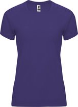 T-shirt sport femme violet manches courtes Bahreïn marque Roly taille L