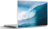 Laptop sticker - 15.6 inch - Zee - Golf - Surfen - 36x27,5cm - Laptopstickers - Laptop skin - Cover