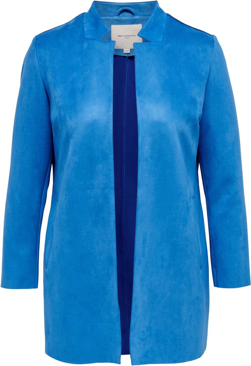 CARSOHO Faux suède coatigan CC OTW Directoire Blue