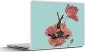 Laptop sticker - 15.6 inch - Dromen - Vintage - Vrouwen - 36x27,5cm - Laptopstickers - Laptop skin - Cover