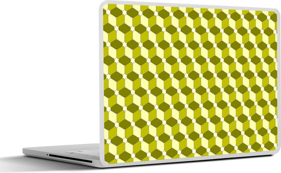 Autocollant pour ordinateur portable - 17,3 pouces - Blocs - Motif - 3D - 40x30cm - Autocollants pour ordinateur portable - Peau pour ordinateur portable - Couverture