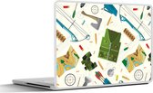 Laptop sticker - 14 inch - Boog - Kogels - Patronen - 32x5x23x5cm - Laptopstickers - Laptop skin - Cover