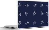 Laptop sticker - 17.3 inch - Hert - Patroon - Illustratie - 40x30cm - Laptopstickers - Laptop skin - Cover