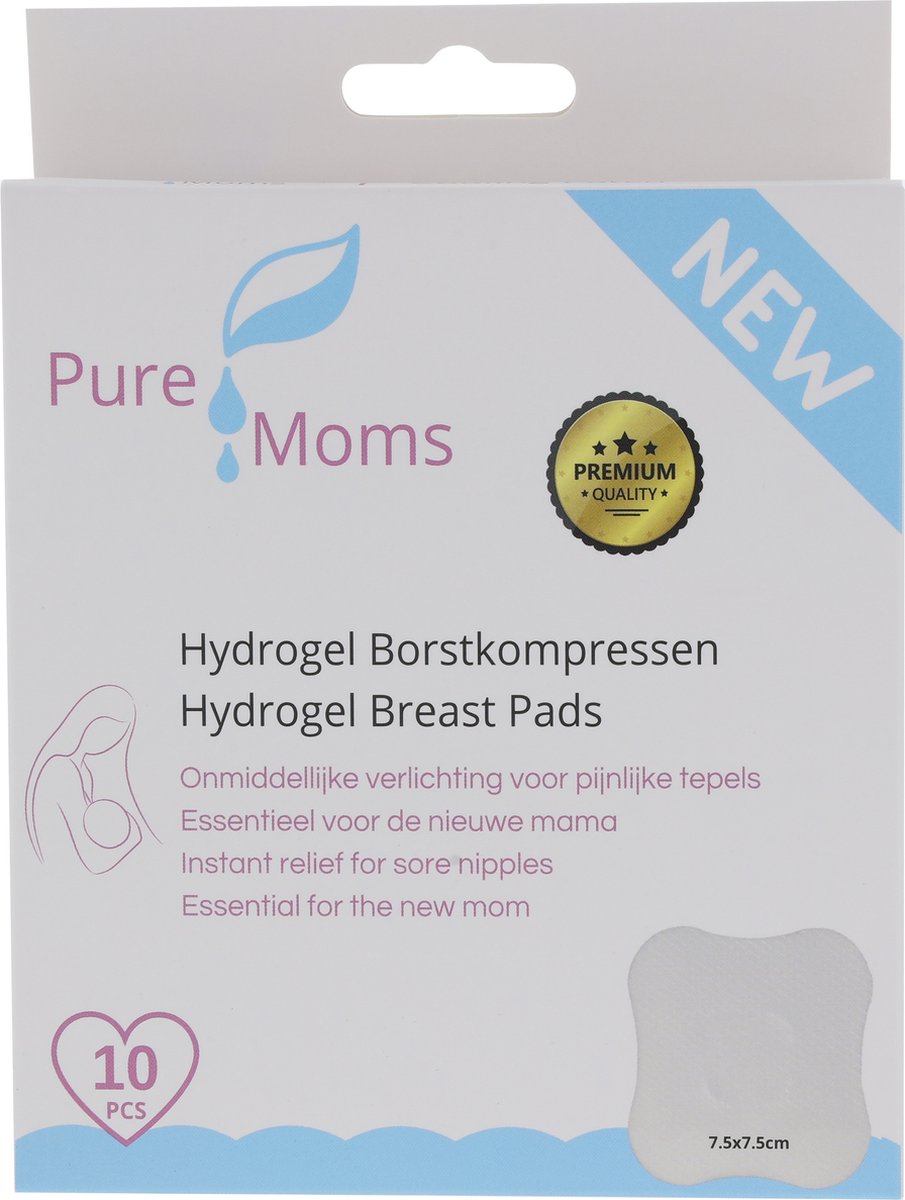 Pure Moms - Hydrogel Nipple Pads Pack of 10