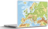 Sticker pour ordinateur portable - 13,3 pouces - Carte - Europe - Pays