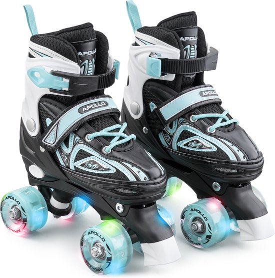 Inline Rolschaatsschoenen 2-in-1 Multifunctionele Led-skates Verstelbare Quad-rolschoenen Automatische Wandelschoenen Onzichtbare Rolschaats Dubbelrijige Skates,EUR39