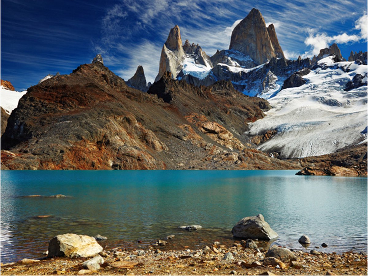 Fotobehang - Mount Fitz Roy, Patagonia, Argentina.