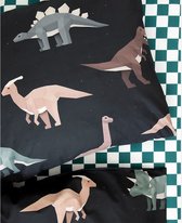Studio Ditte Dekbedovertrek Dinosaurus Donker 140 x 200cm