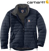 Carhartt Gilliam Jas - Lightweight Insulated Jacket - Rain Defender - Navy - Heren - Maat M (valt als L)