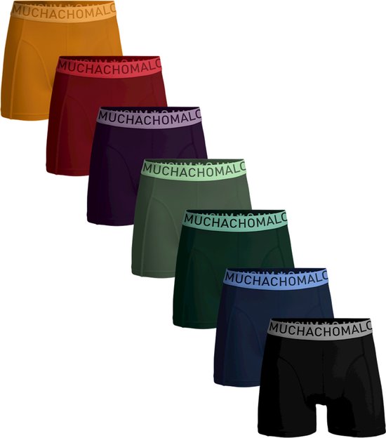Muchachomalo Heren Boxershorts - 7 Pack - Maat S - Mannen Onderbroeken