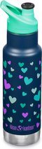 RVS Thermosfles Kid Classic 355ml (w/Sport Cap) - Navy Hearts Blue