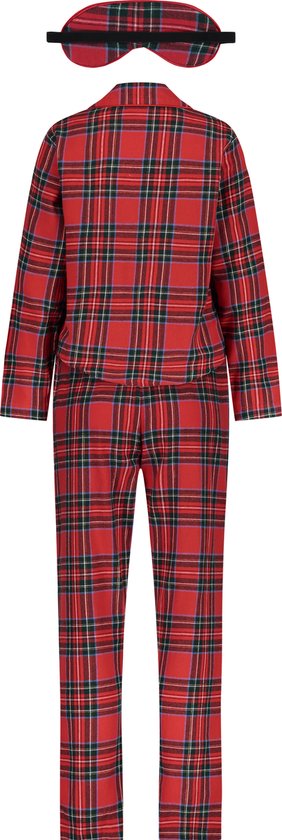 huren grafiek Boos Hunkemöller Dames Nachtmode Pyjama set check Twill - Rood - maat 2XS |  bol.com