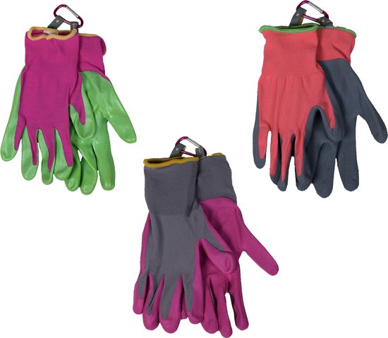 Tuinhandschoenen - Vrouw - Maat M - 3 pack - Clip Gloves - Treadstone