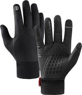 Unisex Winter Handschoenen Touchscreen | Fietshandschoenen Heren/Dames Winddicht en Waterproof | Zwart Maat M