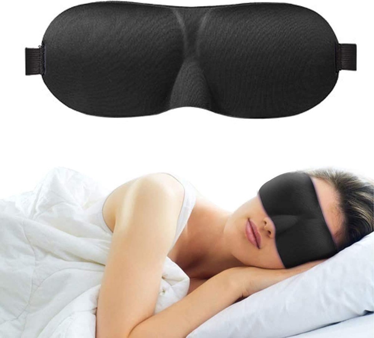 Borvat® | Slaapmasker | Luxe 3D | Oogmasker | Het Slaapmasker | Mannen | Vrouwen | Kinderen | Slaapmaskers | Sleeping Mask | Sleep Mask |