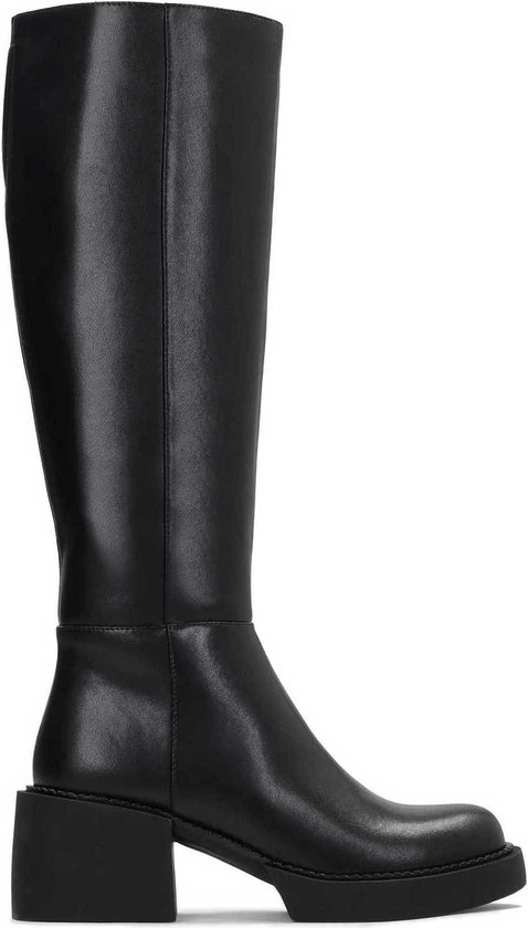Helena suede overknee boots beige