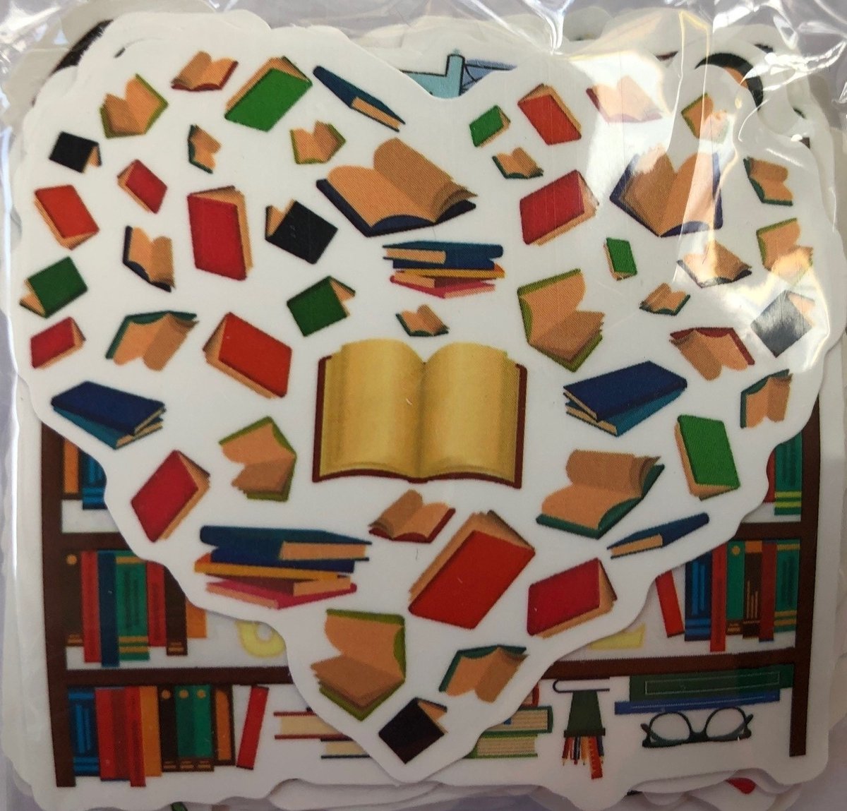 SSS Sig. Stickerset Books - Vinyl stickers voor skateboard, stuntstep of fiets