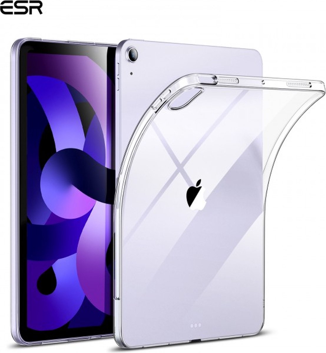 Apple iPad Air 5 10.9 (2022) Hoes - ESR - Zero Serie - TPU Backcover - Transparant - Hoes Geschikt Voor Apple iPad Air 5 10.9 (2022)