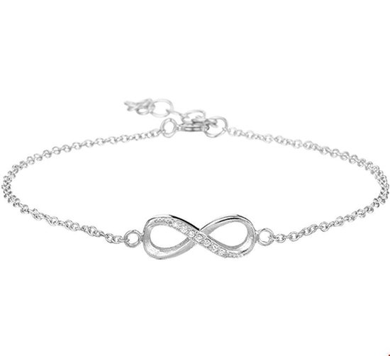 Bracelet Argent Zirconium infini 1 1318855 18 cm