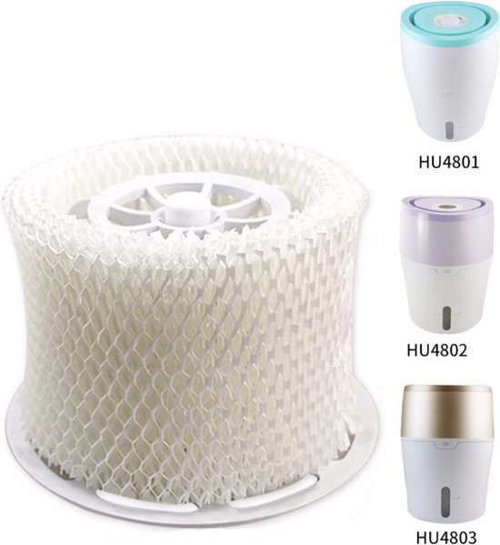 BuySharp HU4102/01 - Vervangingsfilter geschikt voor Philips luchtbevochtiger HU4801, HU4802, HU4803, HU4810 - Filter